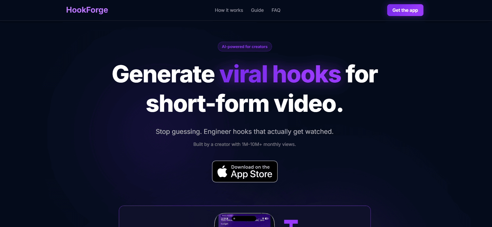 HookForge website